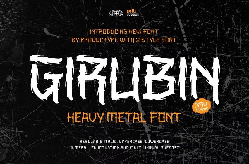 Girubin Font