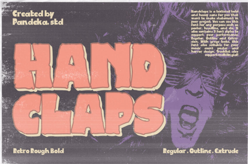 Handclaps Font
