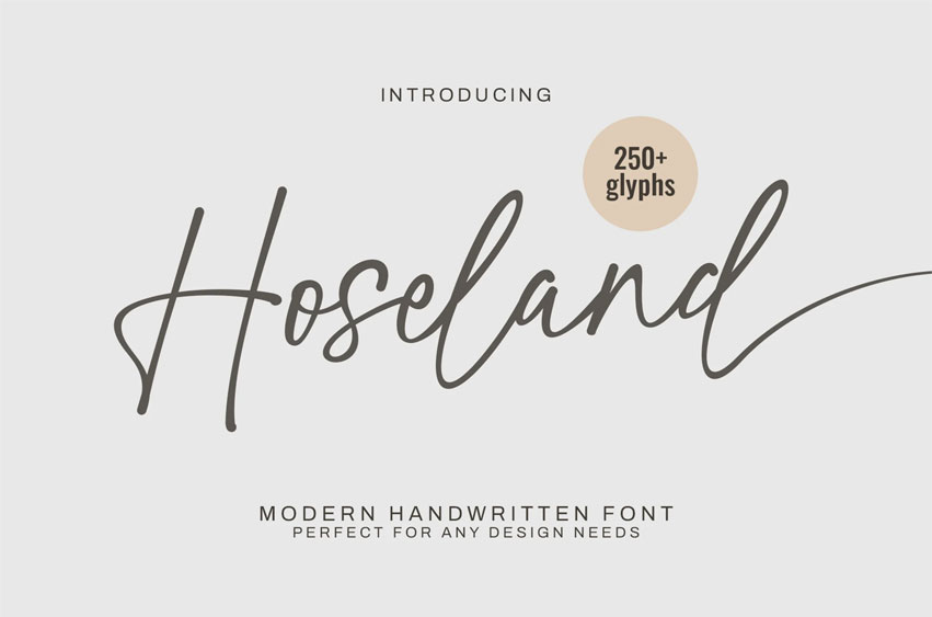Hoseland Font