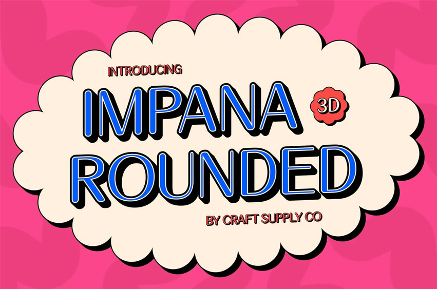 Impana Rounded Font
