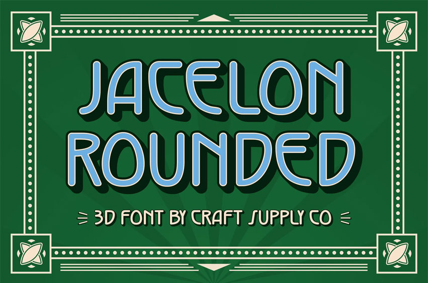 Jacelon Rounded Font
