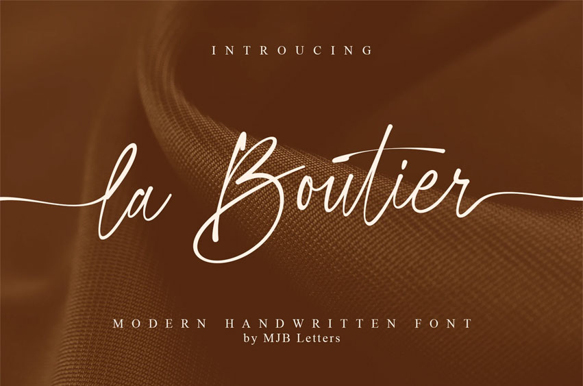 La Boutier Font