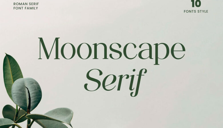 Moonscape Serif Font