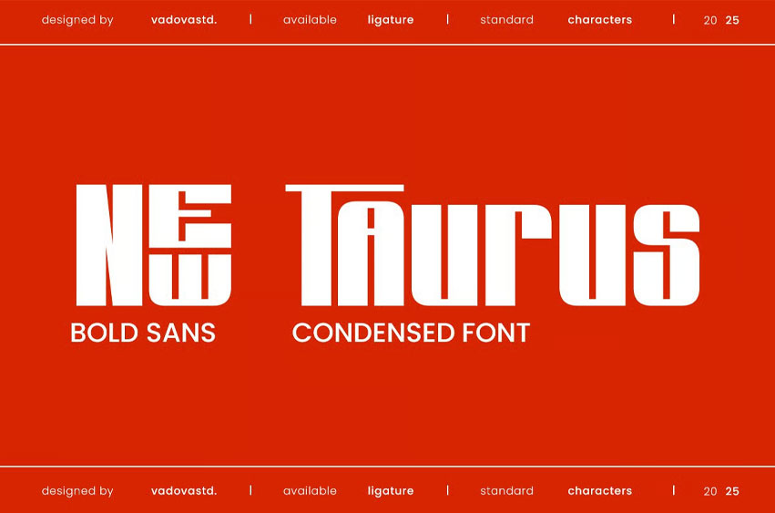 New Taurus Font