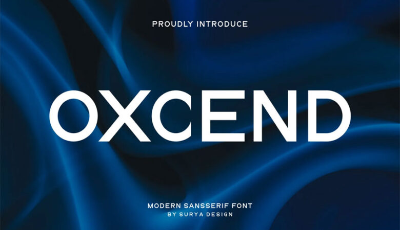 Oxcend Font