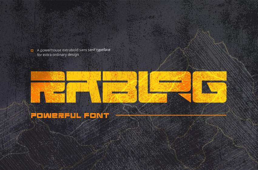 Rablog Font