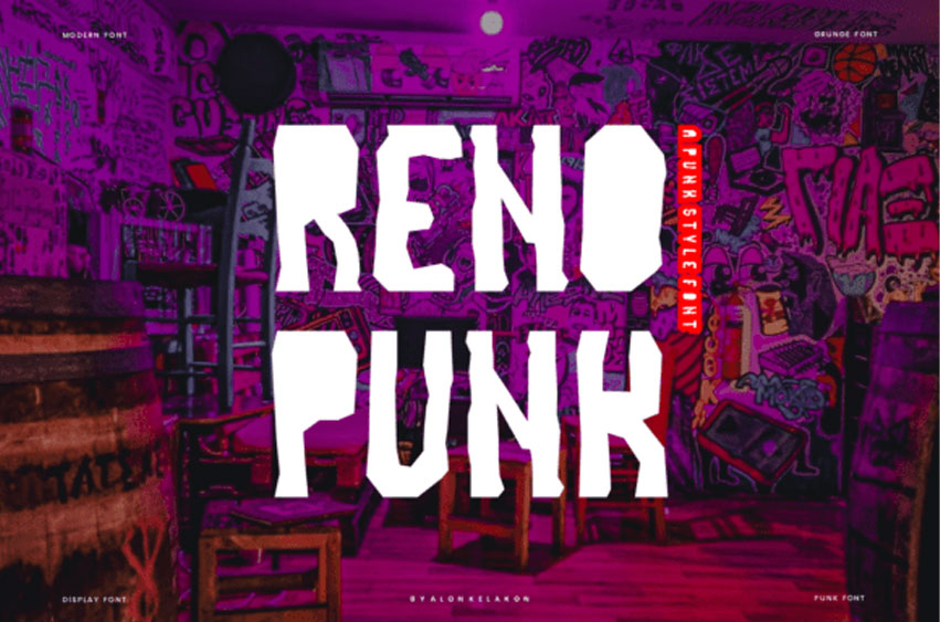 Reno Punk Font