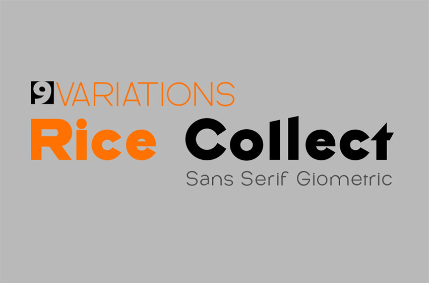 Rice Collect Font
