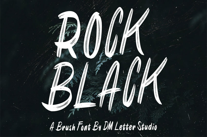 Rock Black Font