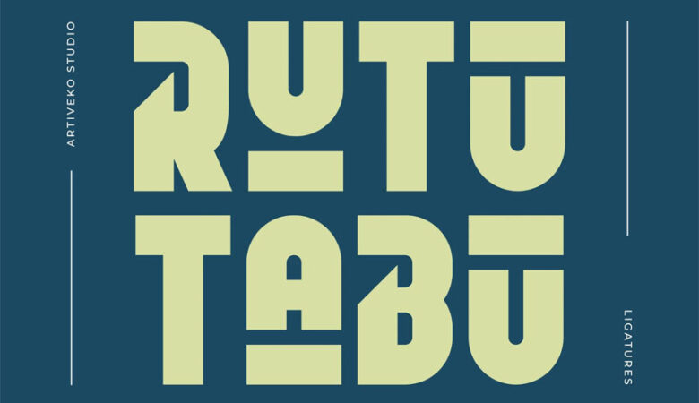 Rutu Tabu Font