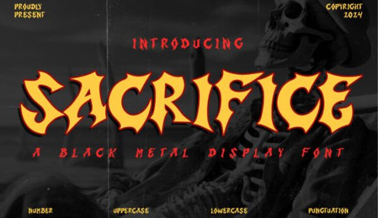 Sacrifice Font