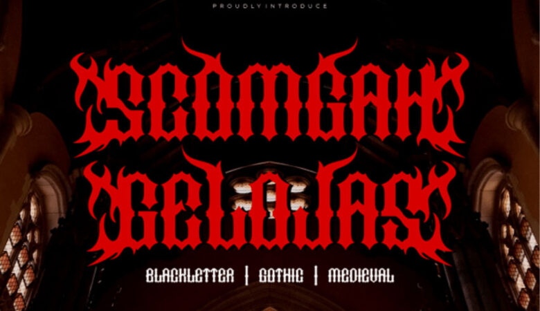 Scomgah Gelojas Font