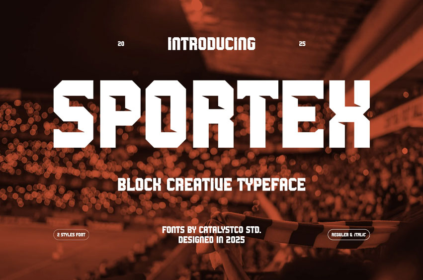 Sportex Block Font