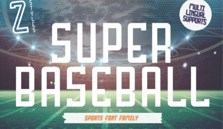 Super Baseball Font