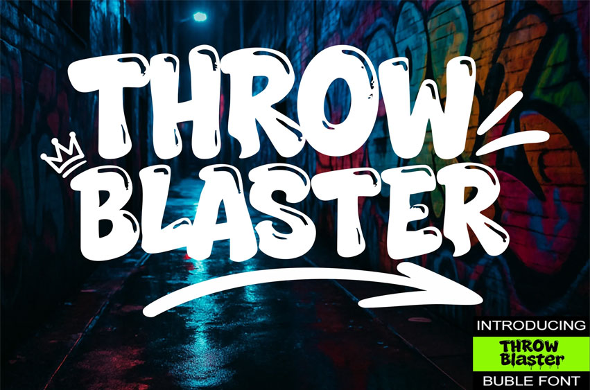 ThrowBlaster Font