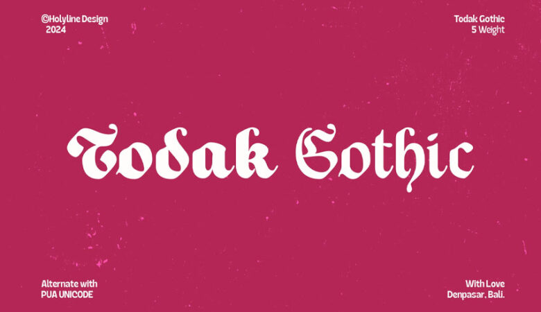 Todak Gothic Font