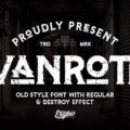 Vanrott Font