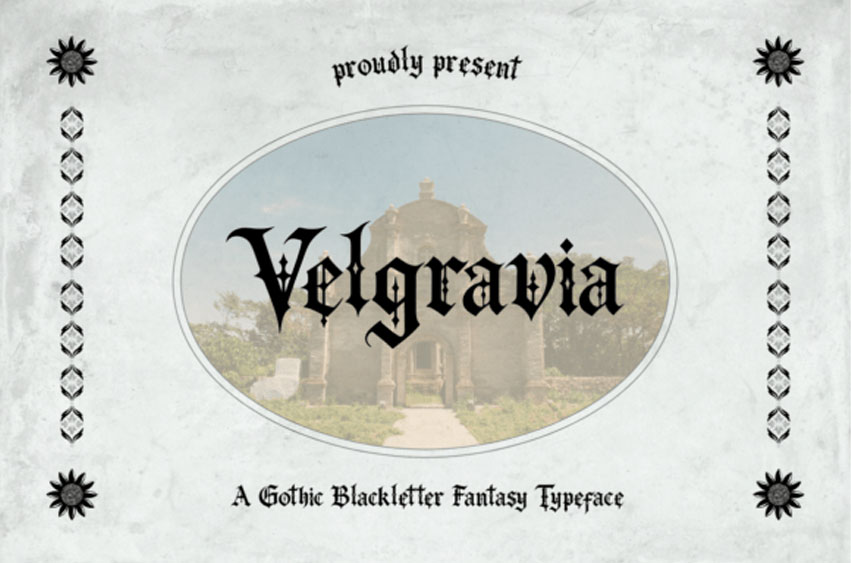 Velgravia Font