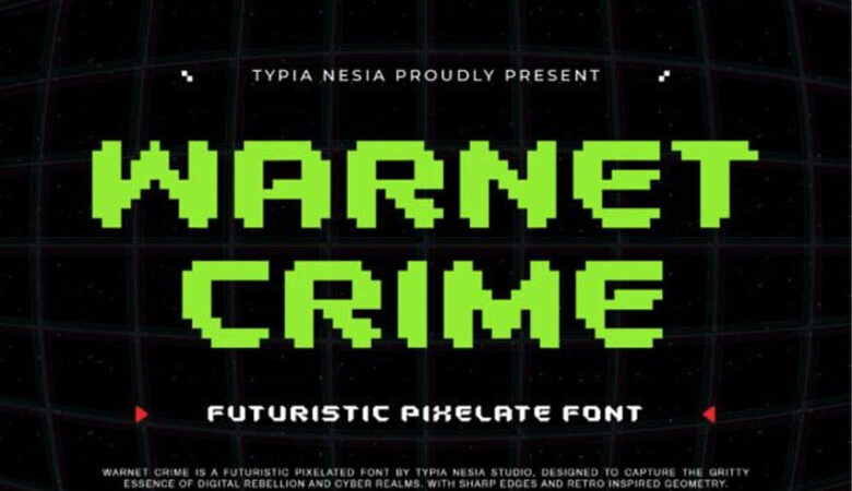Warnet Crime Font