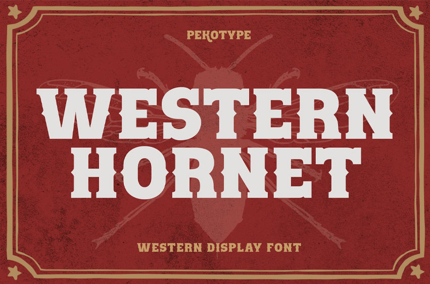 Western Hornet Font