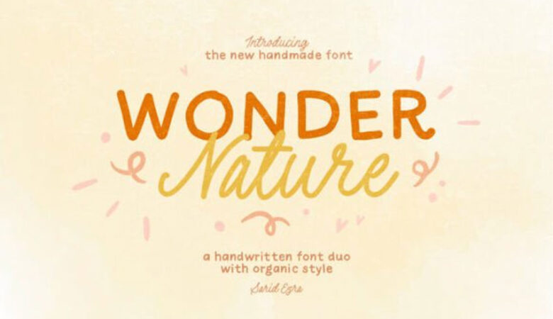 Wonder Nature Font