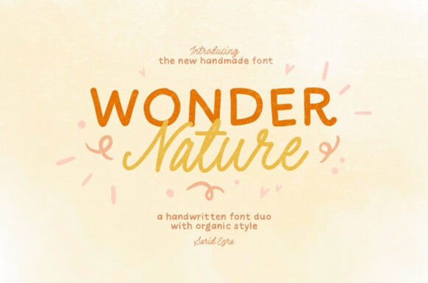 Wonder Nature Font