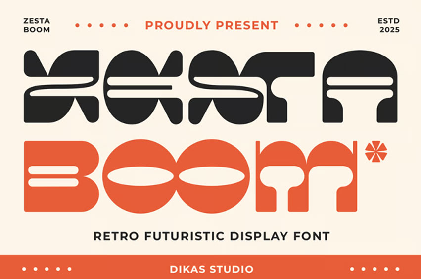Zestaboom Font