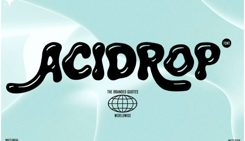 Acidrop Font