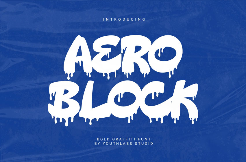 Aero Block Font