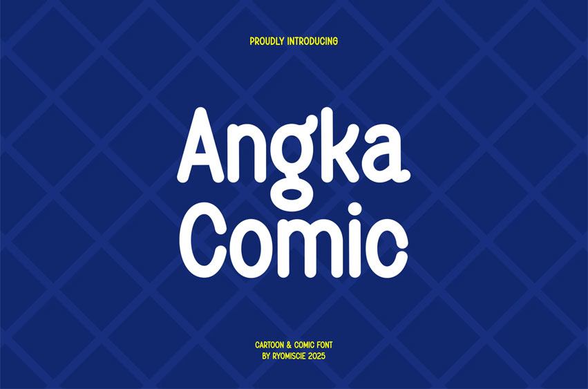 Angka Comic Font
