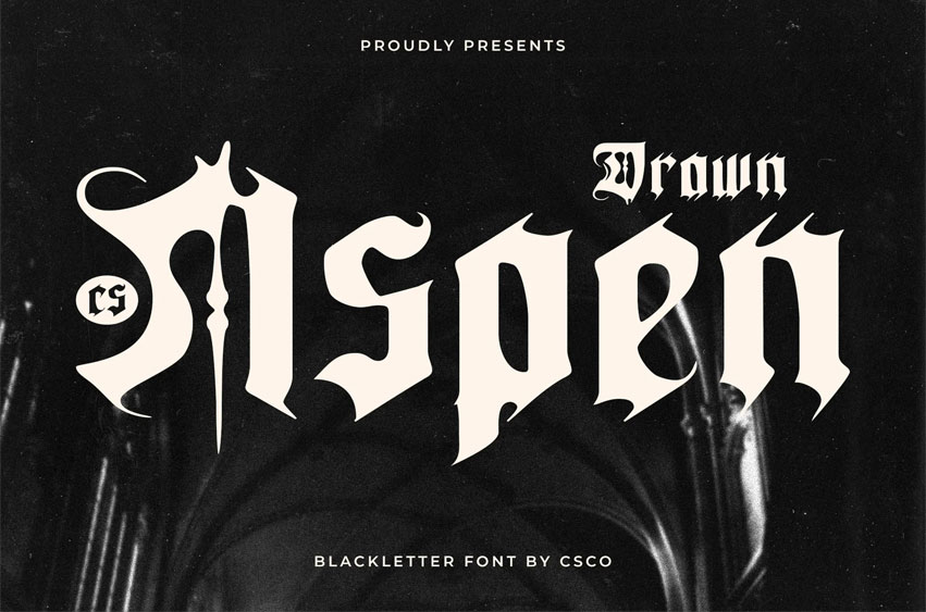 Aspen Drawn Font