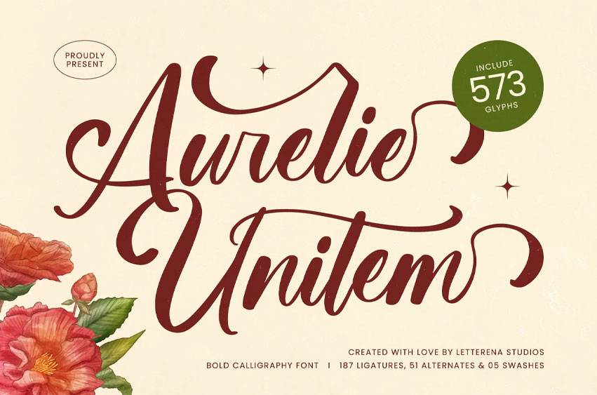 Aurelie Unitem Font