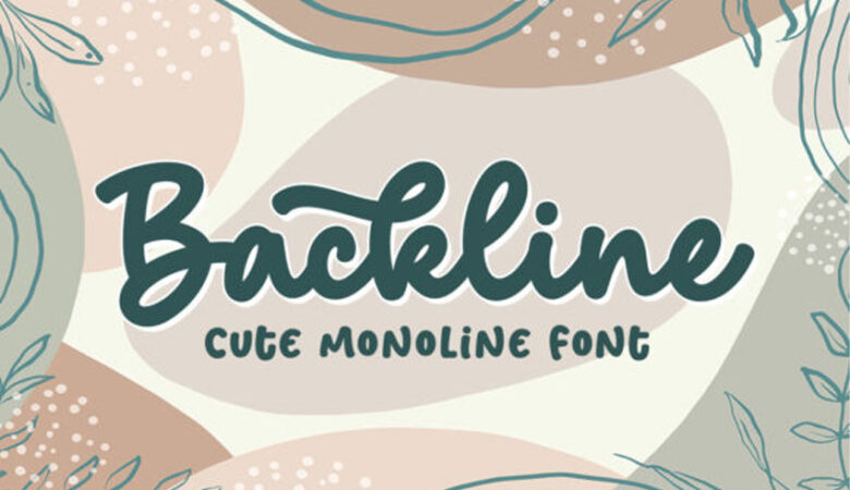 Backline Monoline Font