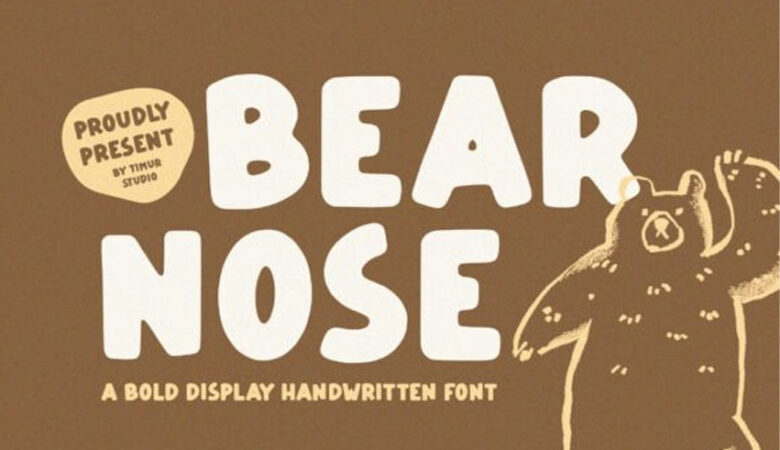 Bear Nose Font