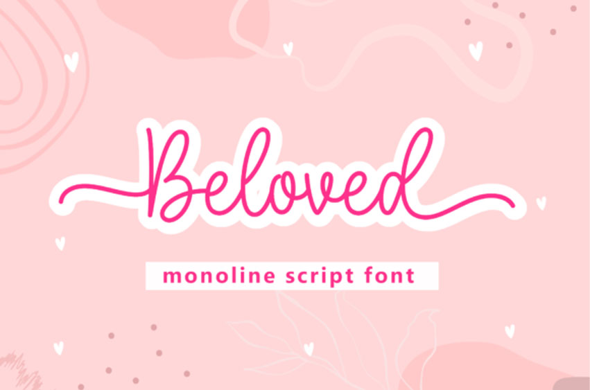 Beloved Monoline Font