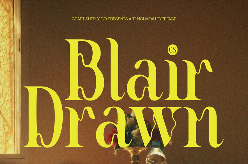 Blair Drawn Font