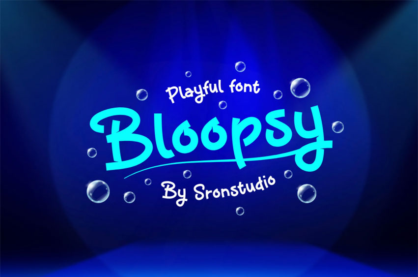 Bloopsy Font