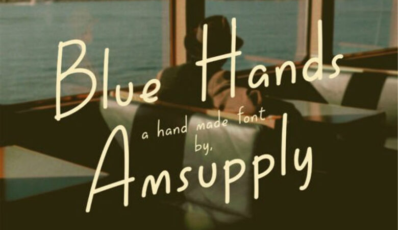 Blue Hands Font