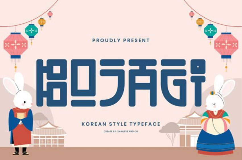 Bojagi Font
