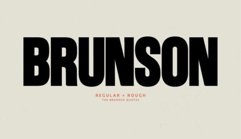 Brunson Font