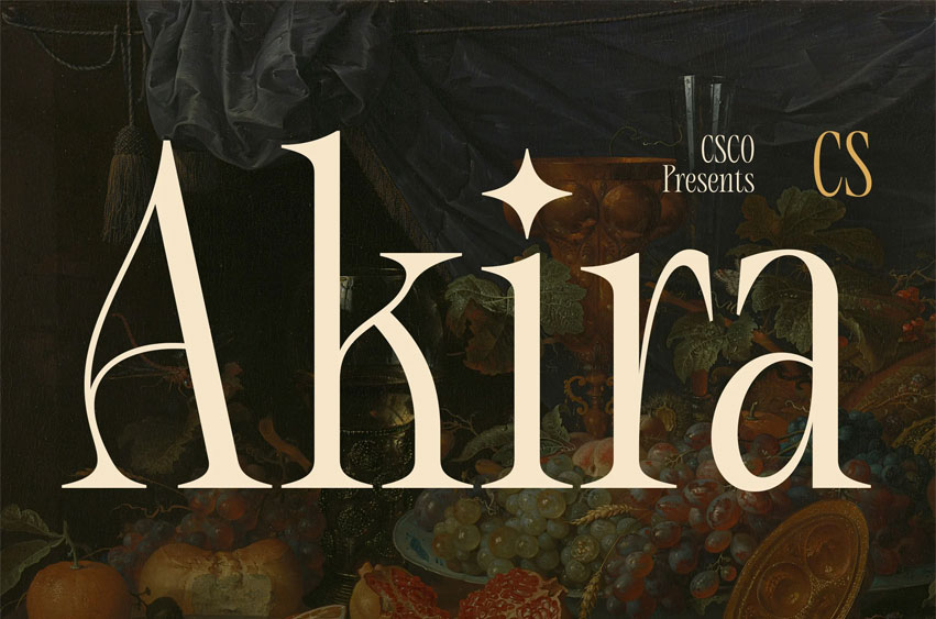 CS Akira Font