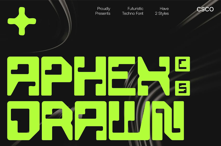 CS Aphex Drawn Font