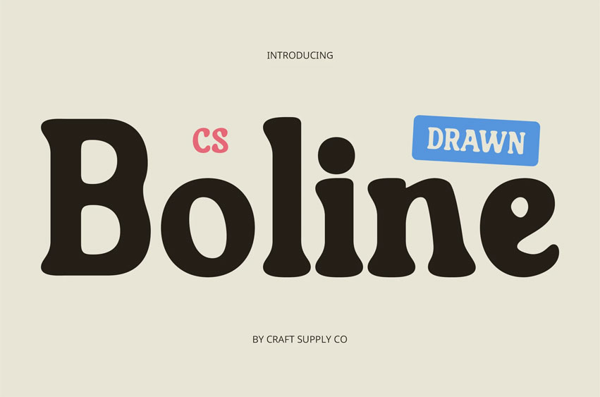 CS Boline Drawn Font