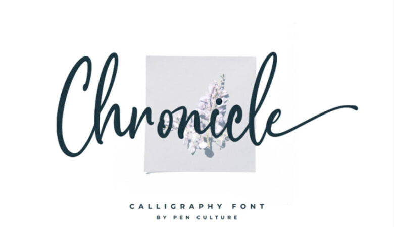 Chronicle Calligraphy Font