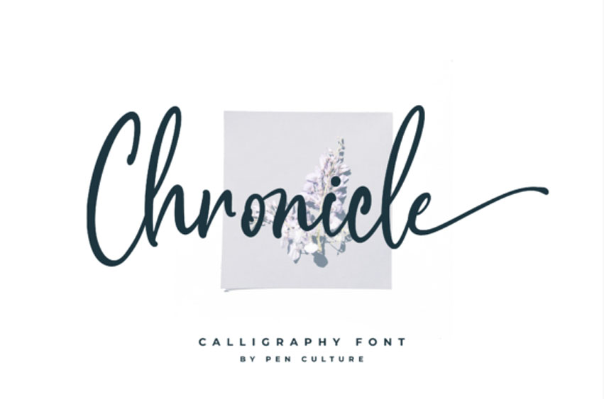 Chronicle Calligraphy Font