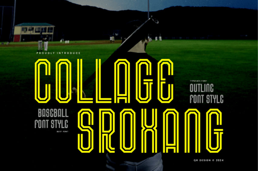 Collage Sroxang Font