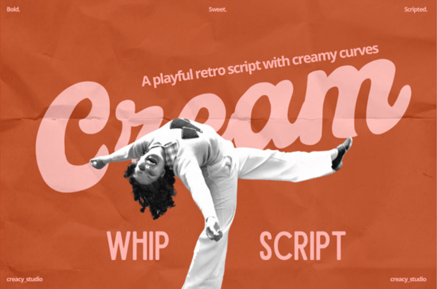 Cream Whip Font