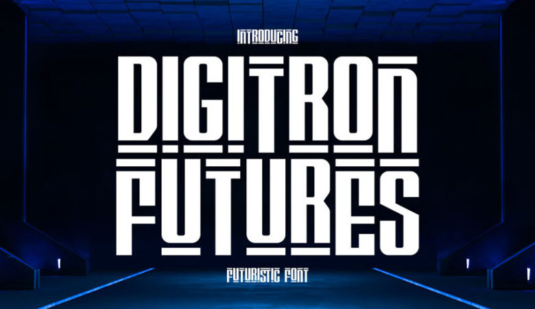 Digitron Futures Font