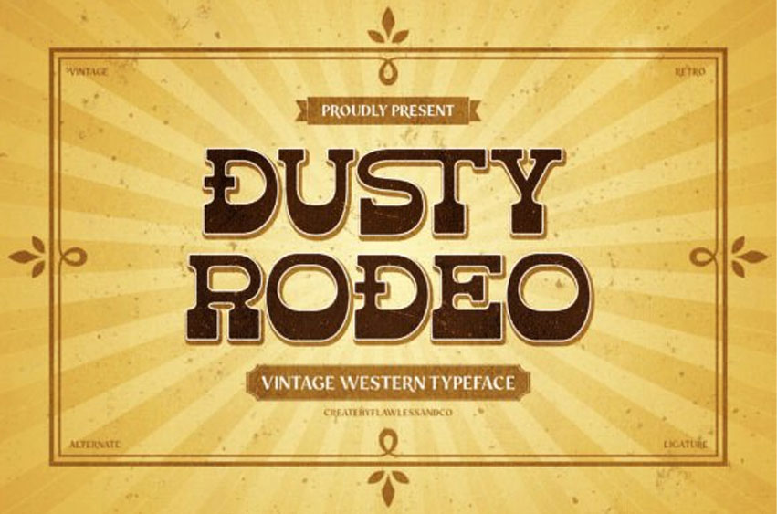 Dusty Rodeo Font