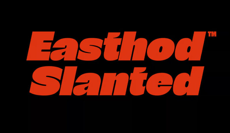 Easthod Slanted Font